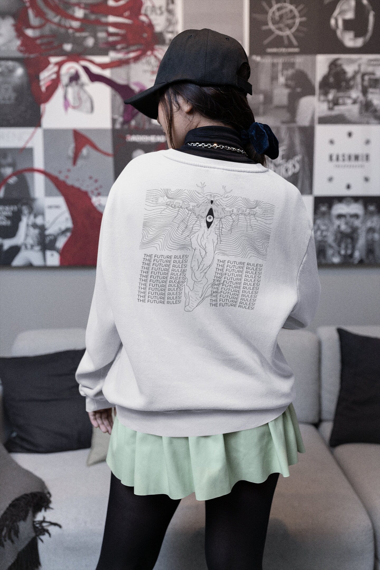Future Devil Crewneck Sweatshirt | The future rules