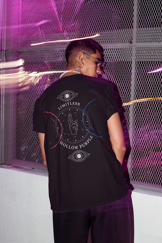 Limitless Hollow Purple T-shirt | Gojo Satoru Streetwear Tee