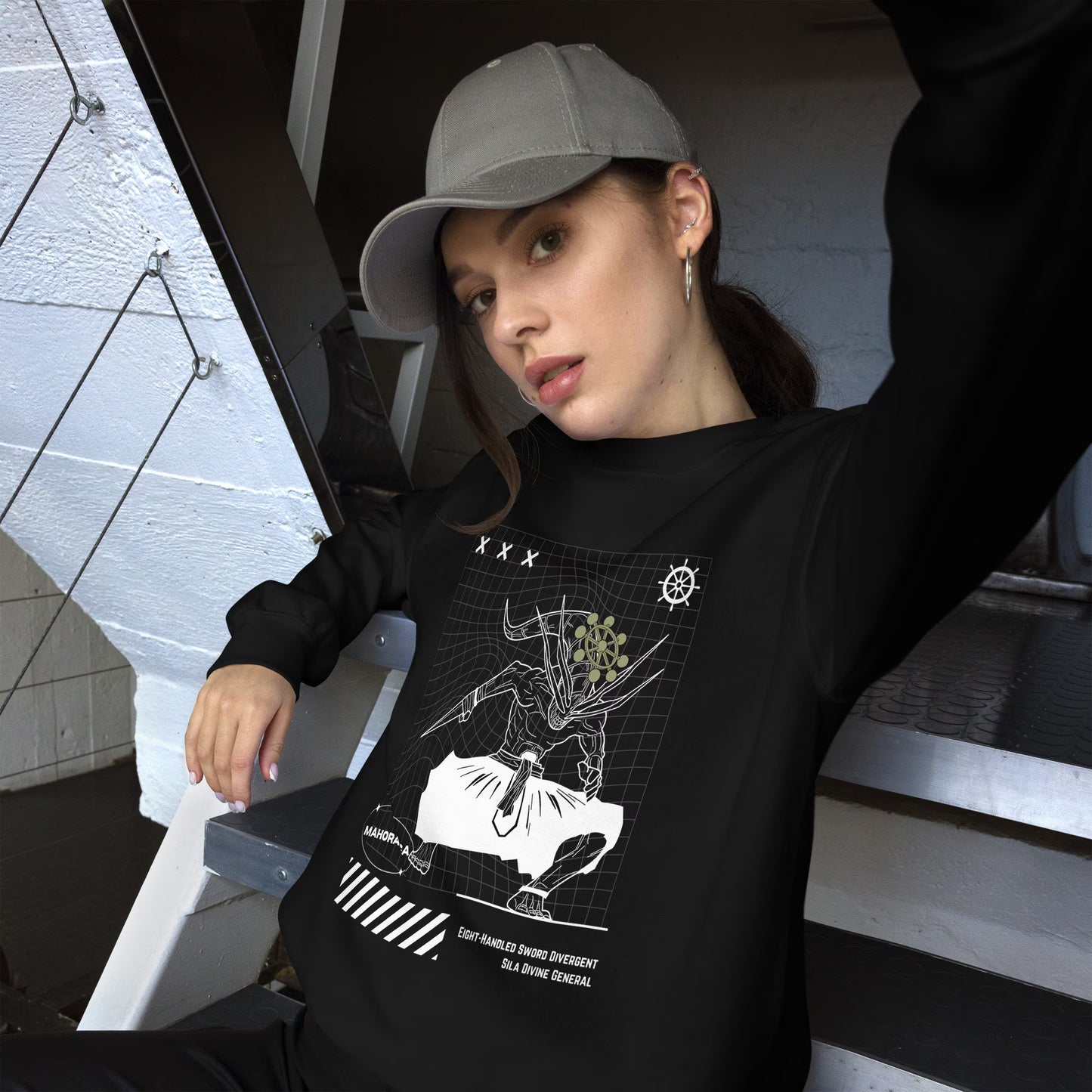 Mahoraga Y2k Sweatshirt | Shikigami Streetwear Sweater