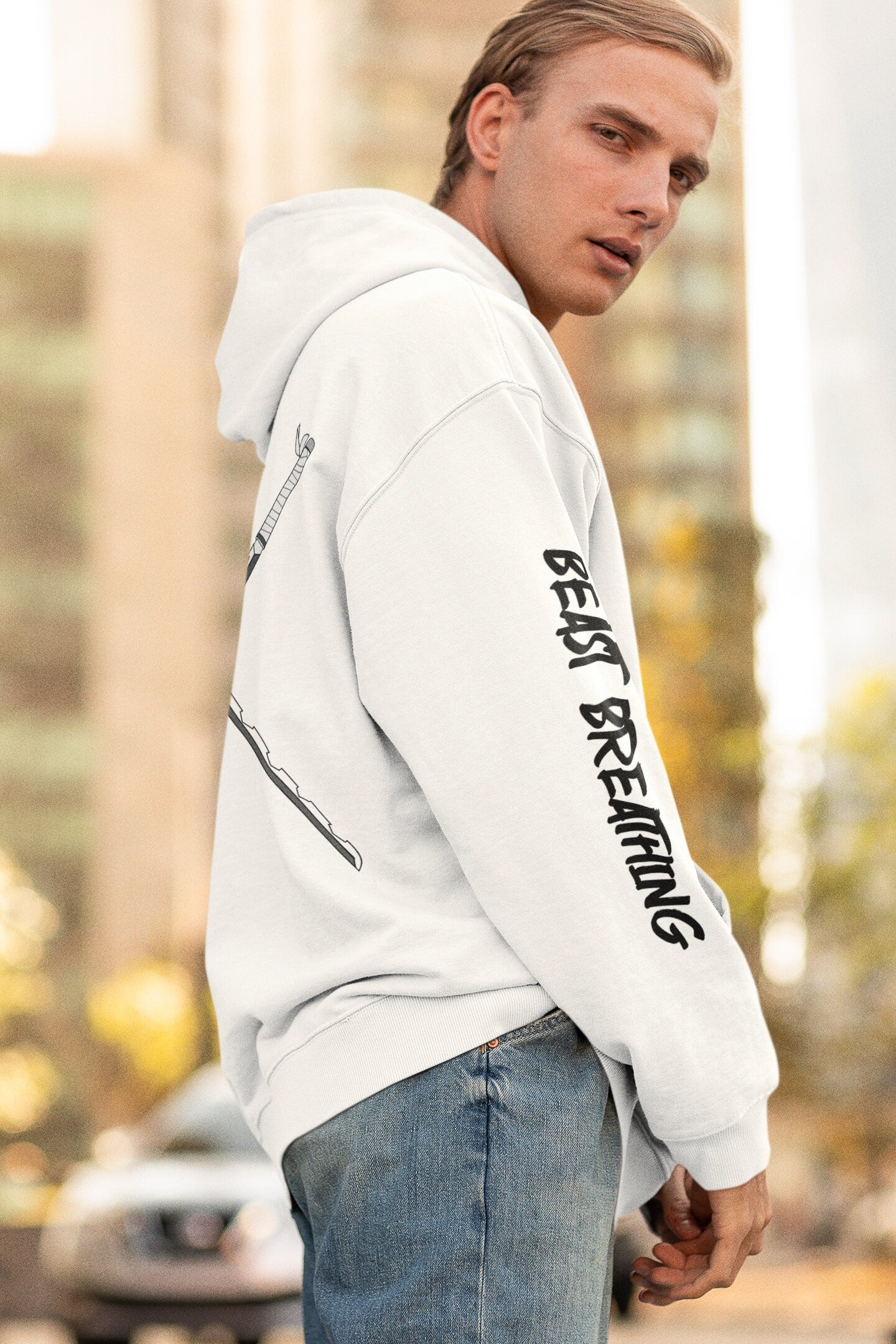 Breast Breathing Hoodie | Inosuke Streetwear Pullover