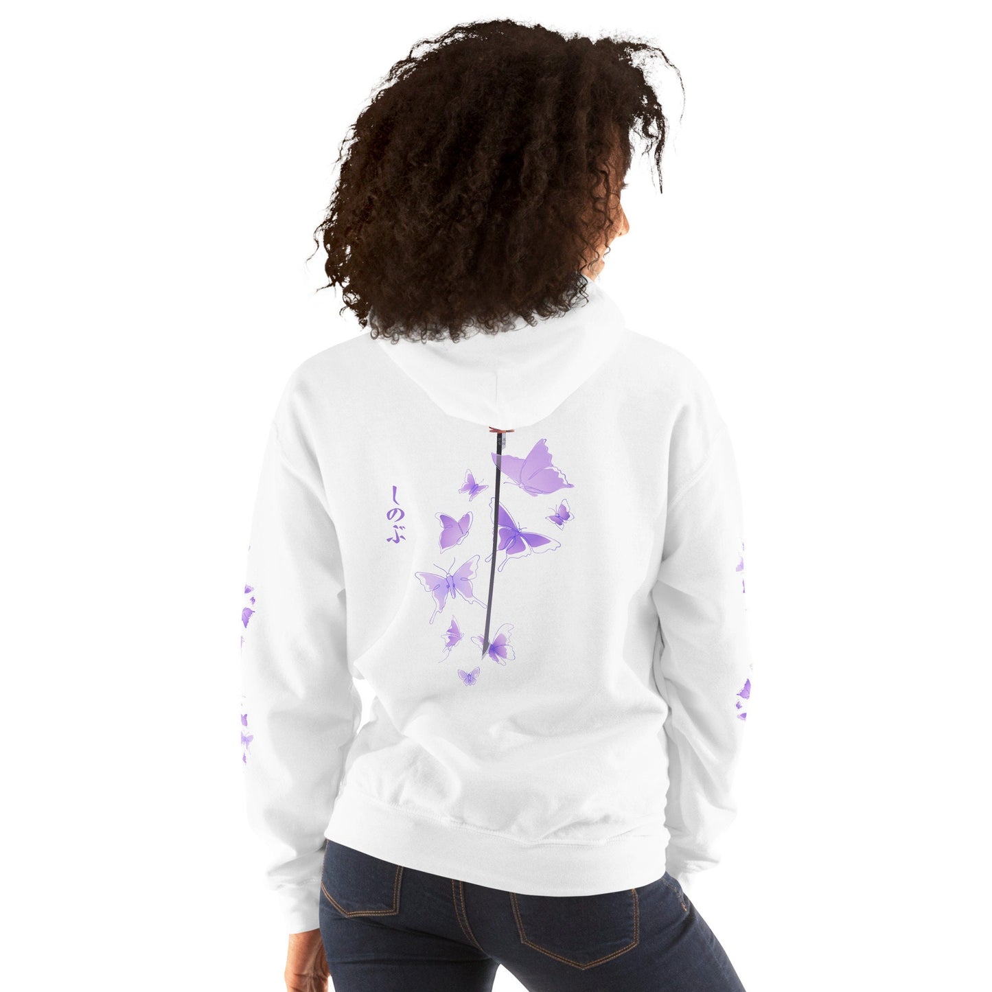 Butterfly Katana Hoodie | Shinobu Kocho Streetwear Pullover