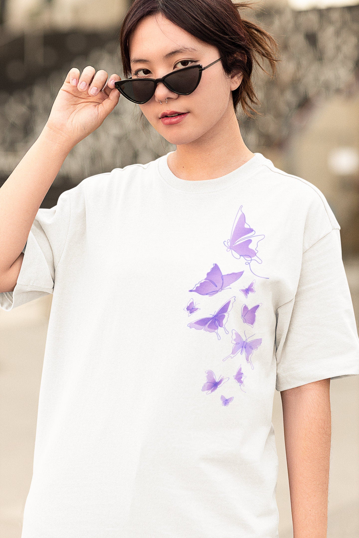 Butterfly Katana T-shirt | Shinobu Kocho Streetwear Tee