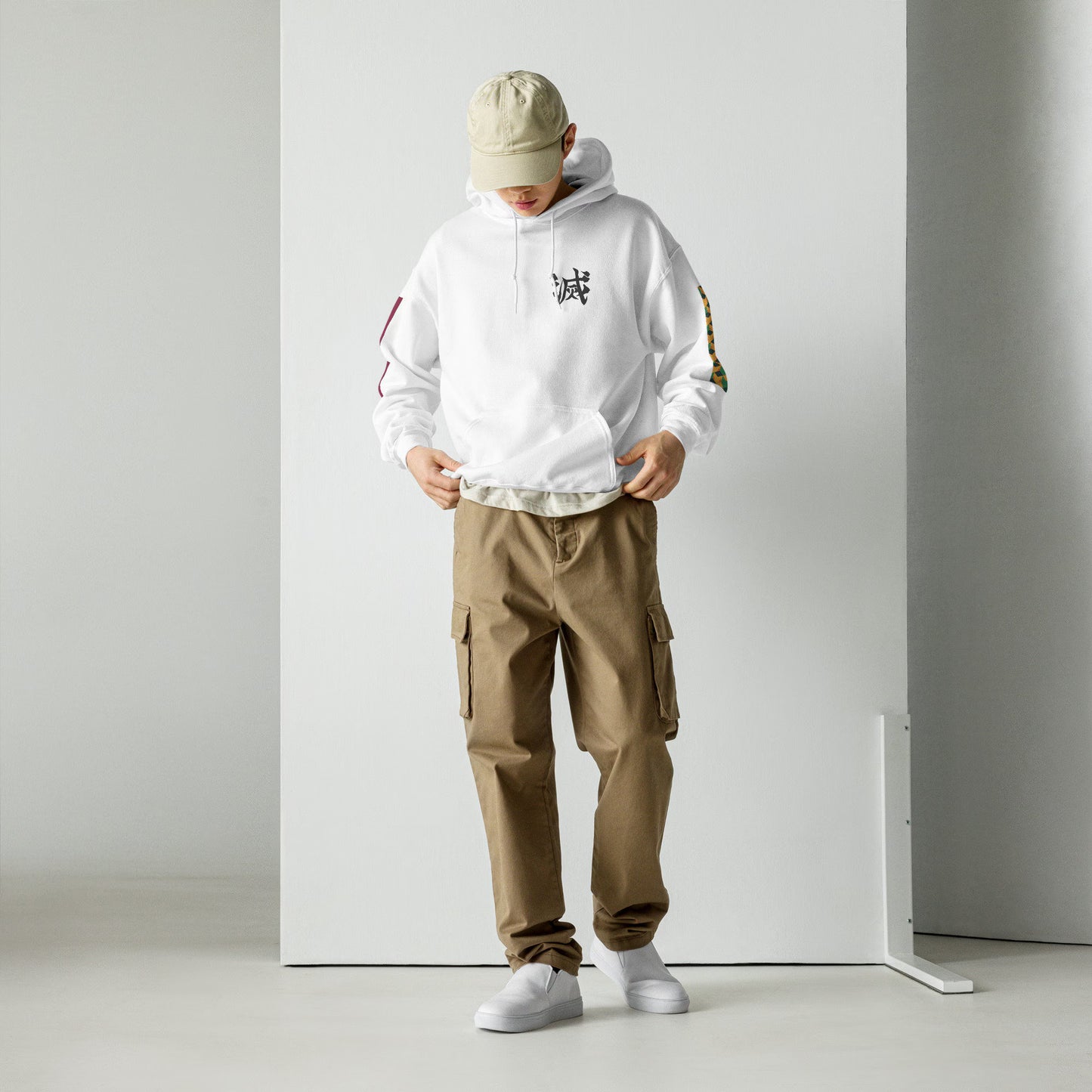 Minimalist Giyu Tomioka Hoodie | Water Hashira Streetwear Pullover