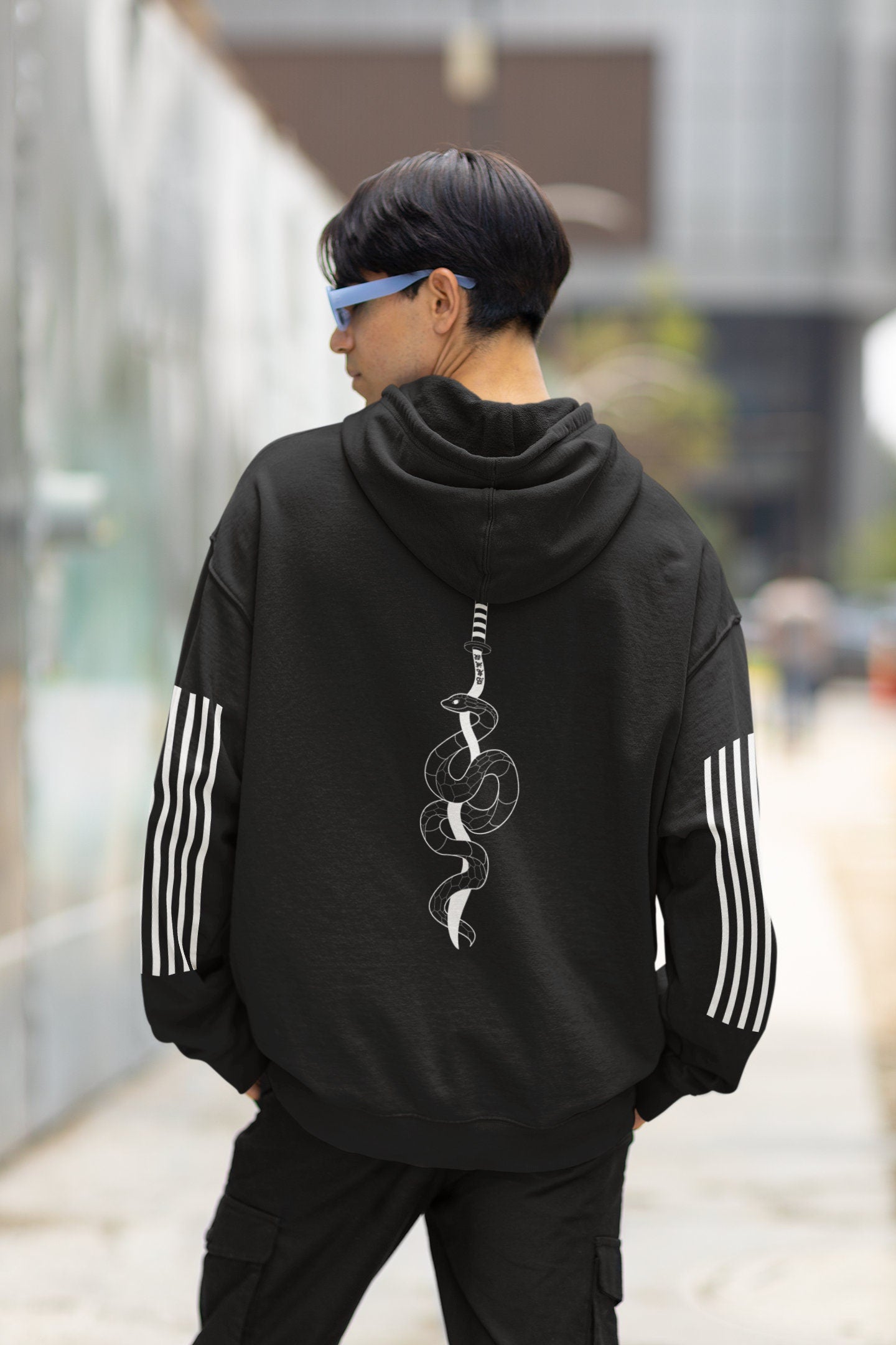 Snake Hashira Hoodie | Obanai Iguro Streetwear Pullover