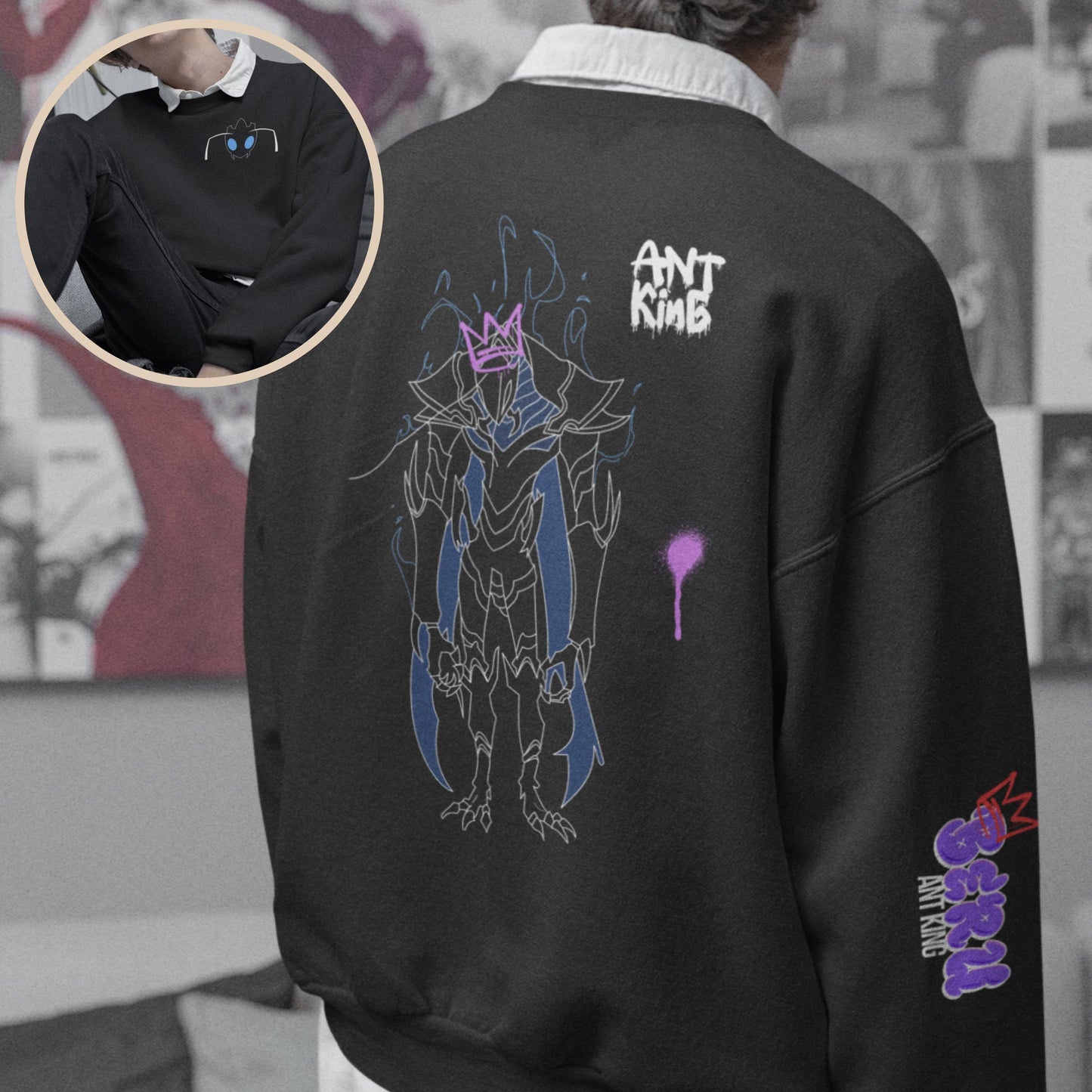Ant King Beru Streetwear Sweatshirt | Shadow Monarch Sweater