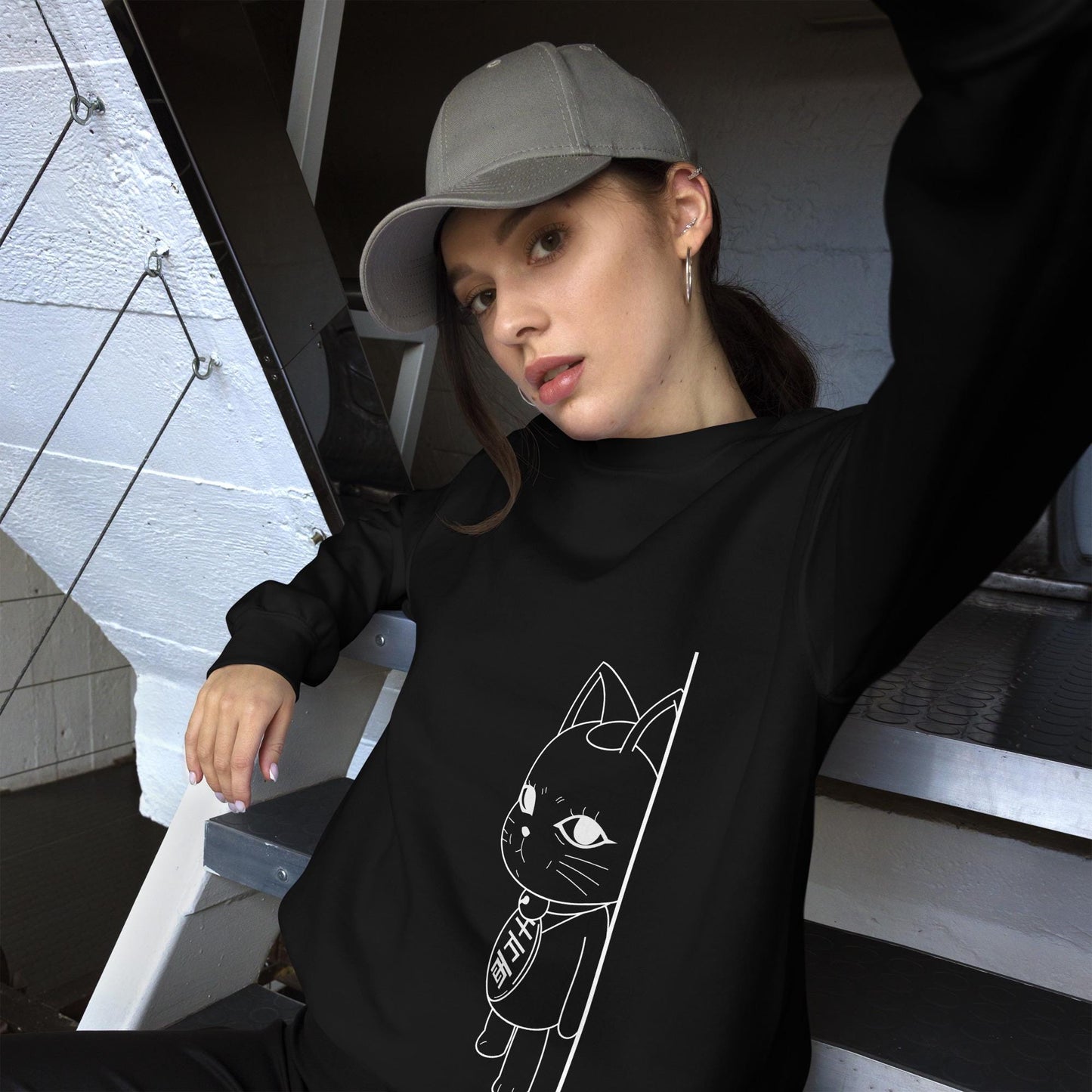 Minimalist Turbo Granny Sweatshirt | Occult Streetwear Sweater