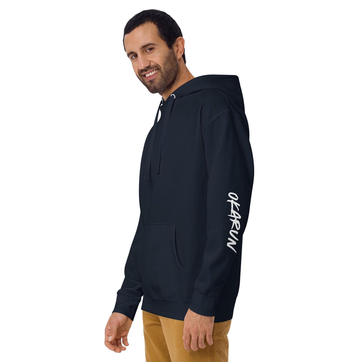 Okarun Grunge Hoodie | Minimalist Occult Streetwear Pullover