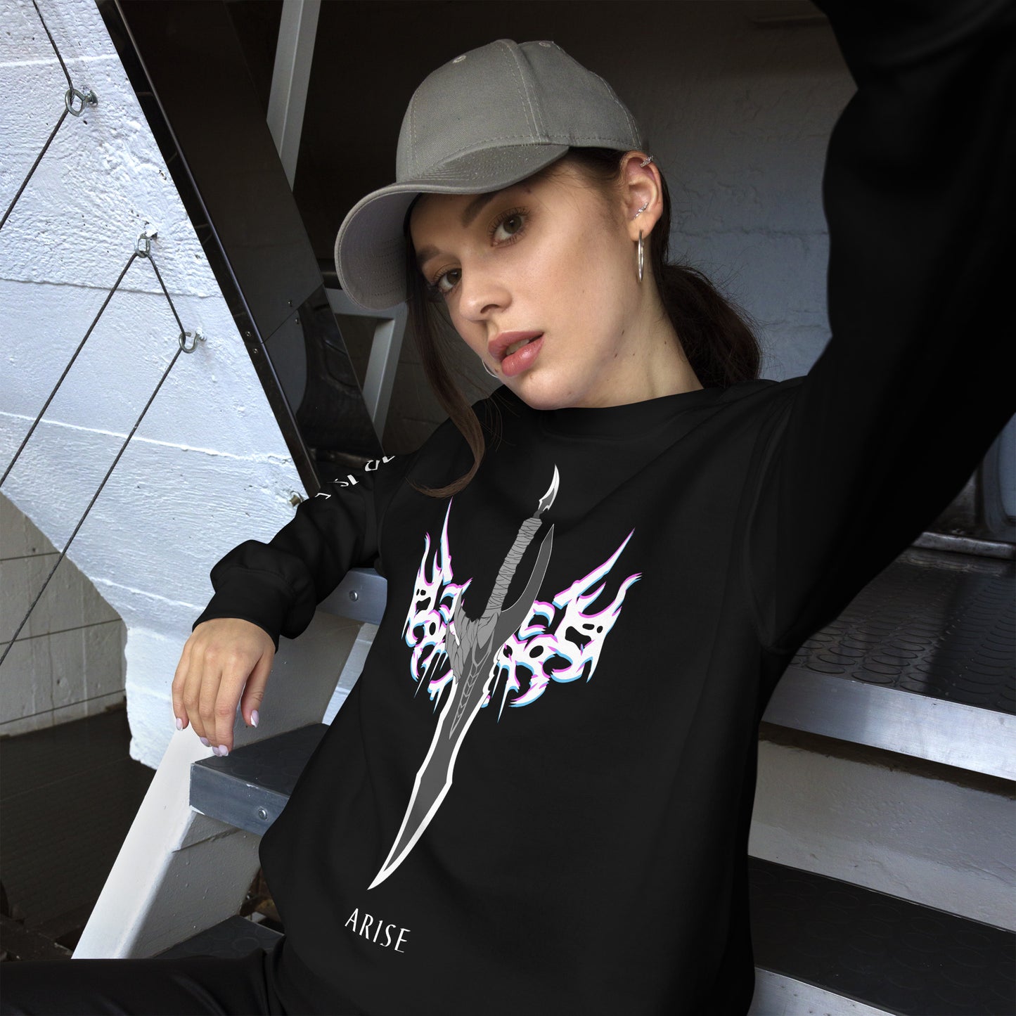 Kasaka Venom Fang Sweatshirt | Shadow Monarch Streetwear