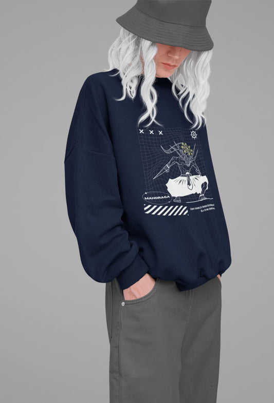 Mahoraga Y2k Sweatshirt | Shikigami Streetwear Sweater