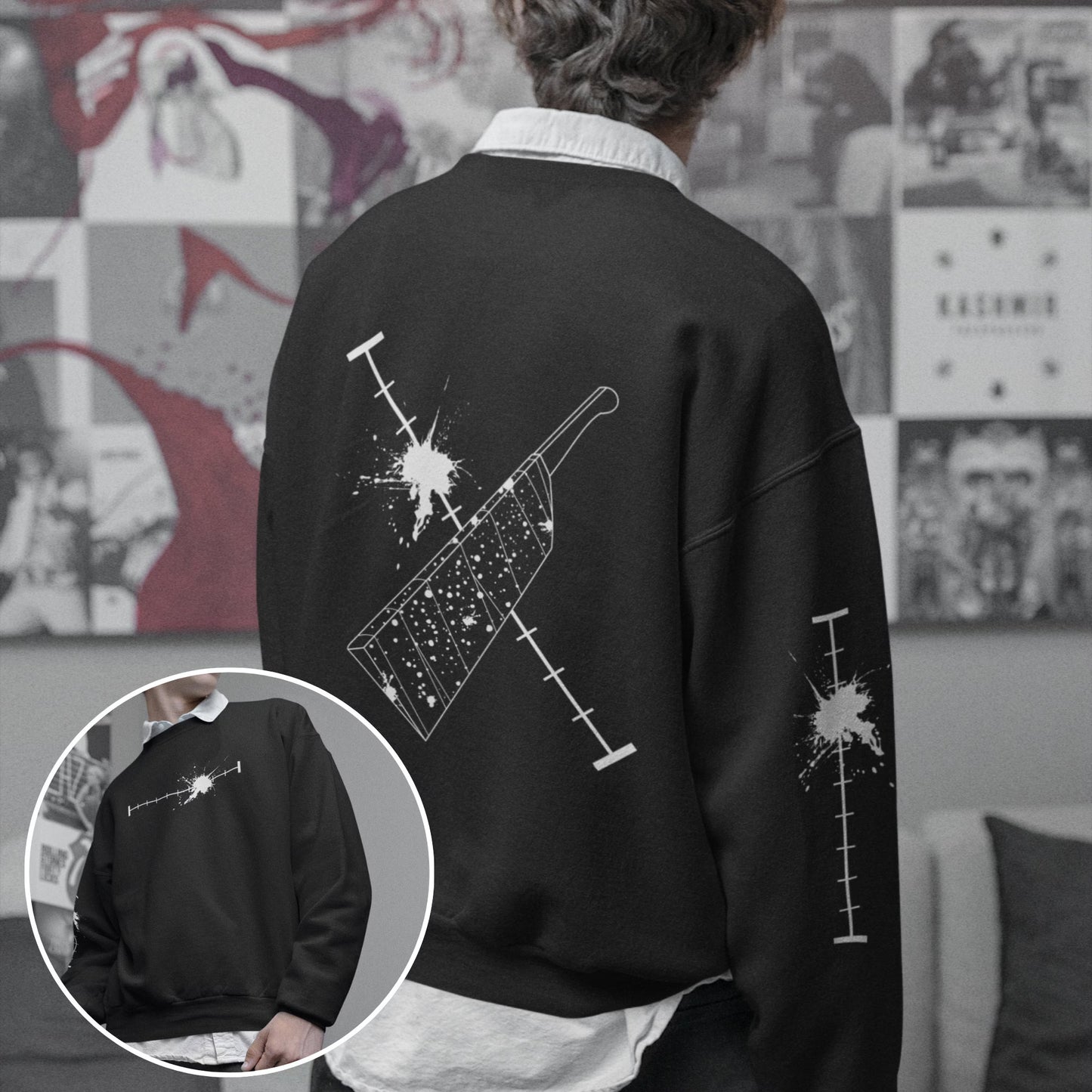 Minimalist Ratio Technique Sweatshirt | Nanami Kento Inspired Streetwear Sweater