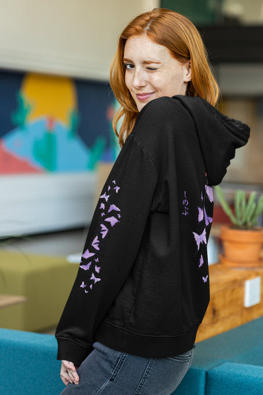 Butterfly Katana Hoodie | Shinobu Kocho Streetwear Pullover