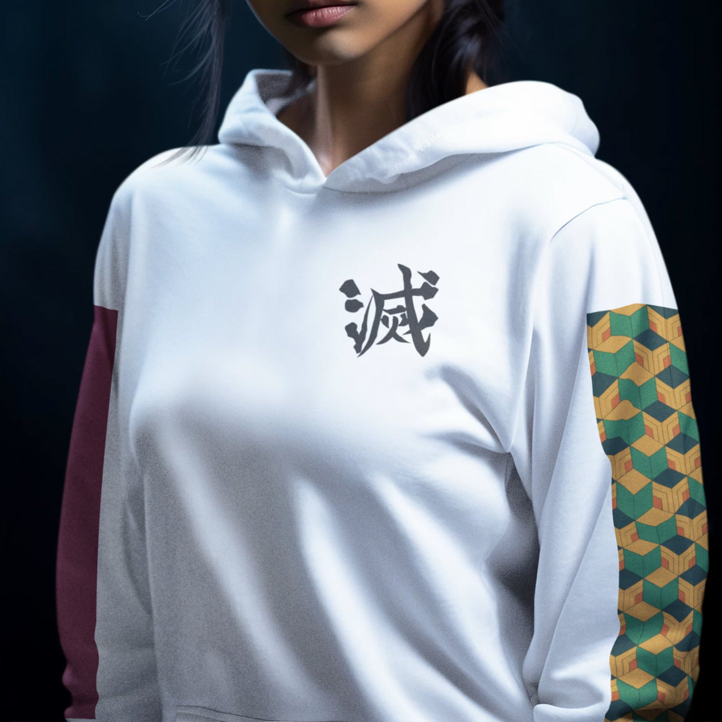 Minimalist Giyu Tomioka Hoodie | Water Hashira Streetwear Pullover