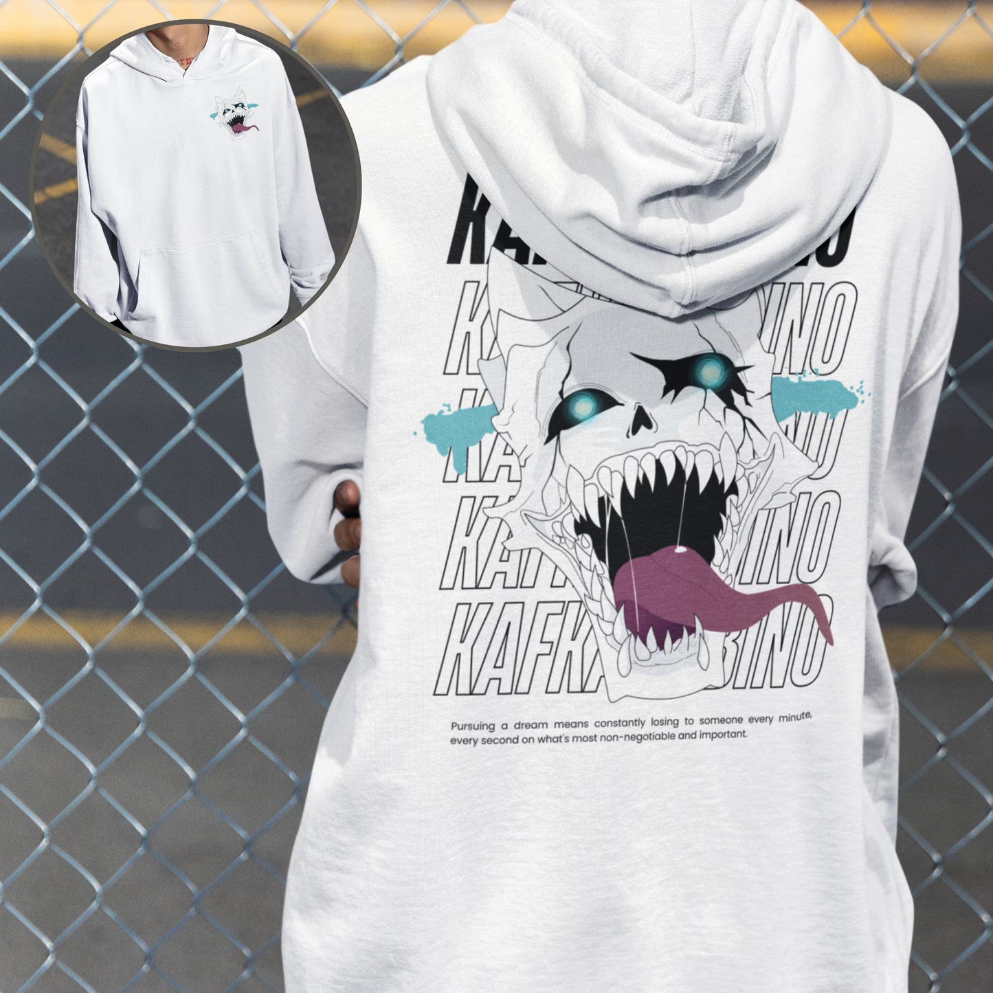 Kaiju Streetwear Hoodie | Kafka Hibino