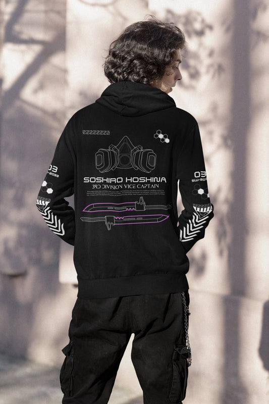 Soshiro Hoshina Inspired Techwear Jacket | Streetwear Kaiju Hoodie