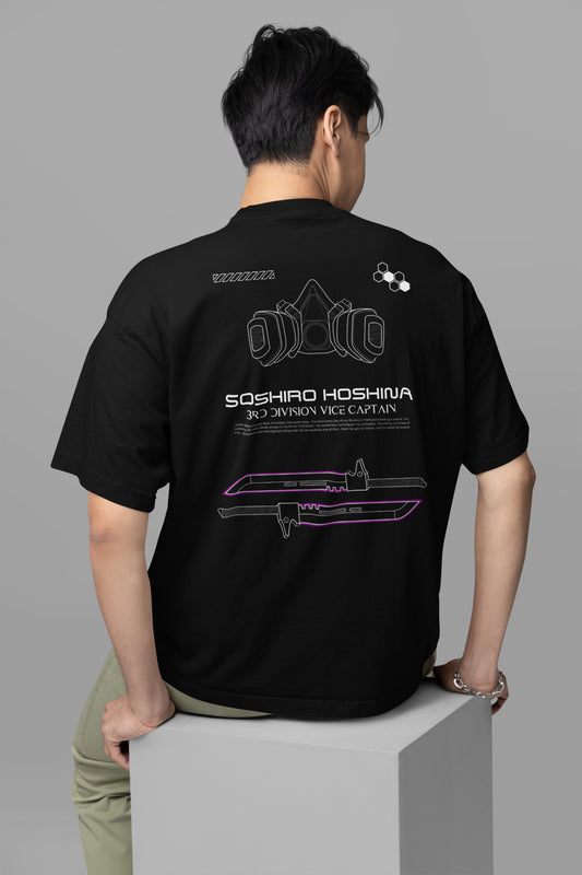 Soshiro Hoshina Inspired Techwear Teeshirt | Streetwear Kaiju Tshirt