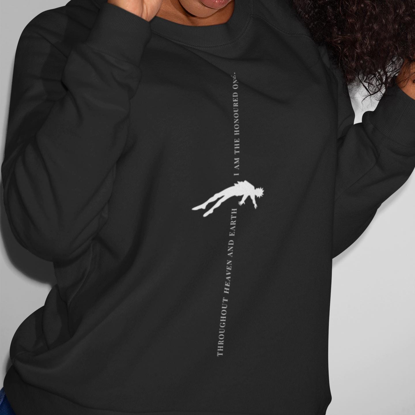 Minimalist Honoured One Sweatshirt | Gojo Satoru Streetwear Sweater