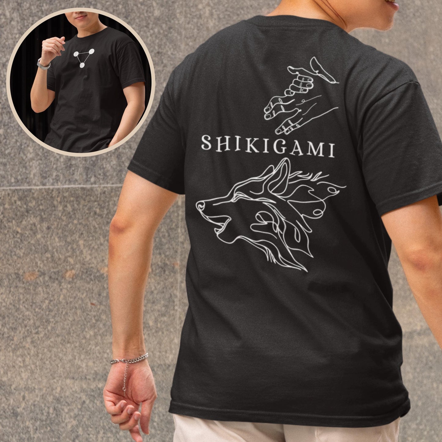 Shikigami Divine Dogs T-shirt | Megumi Fushigiro Streetwear Tee