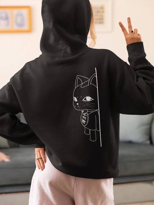 Minimalist Turbo Granny Hoodie | Occult Pullover Streetwear