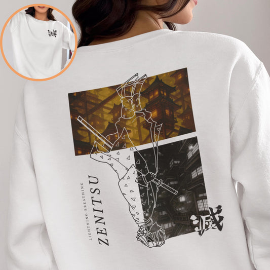Thunder Breathing Sweatshirt | Zenitsu Streetwear Sweater